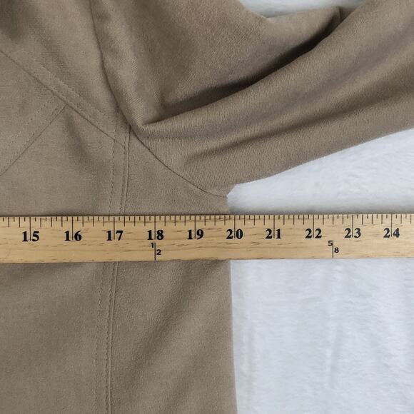 VTG All-Weather Coat Women's M Tan Grommet Clip Fasteners Pockets Puget Sounder - Picture 10 of 13